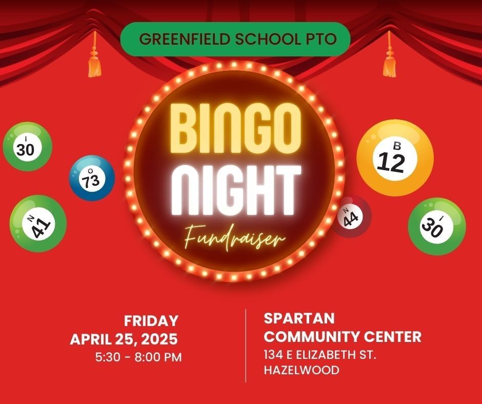 Greenfield School 2nd Annual BINGO NIGHT