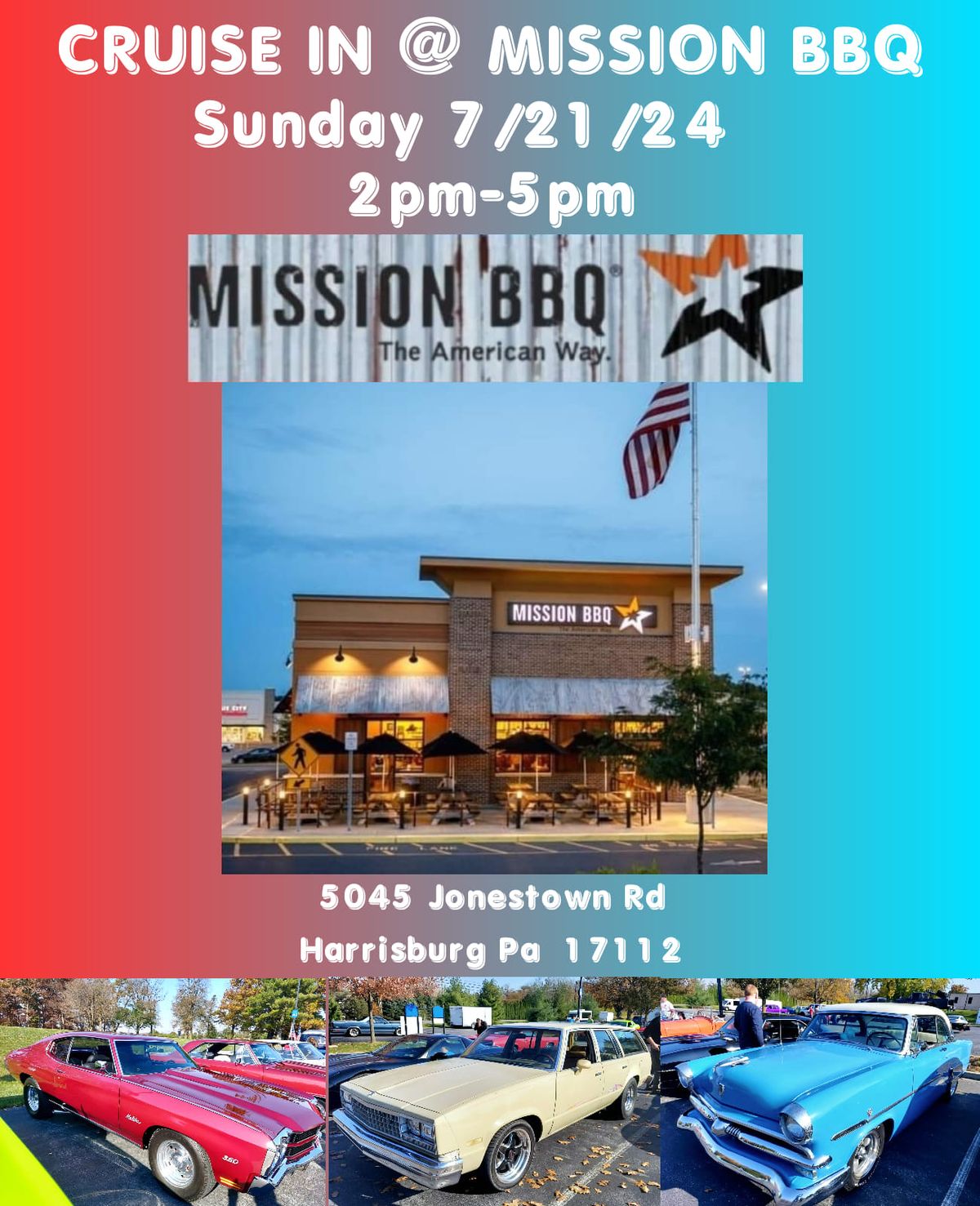 Cruise\/Cruise In @ Mission BBQ 