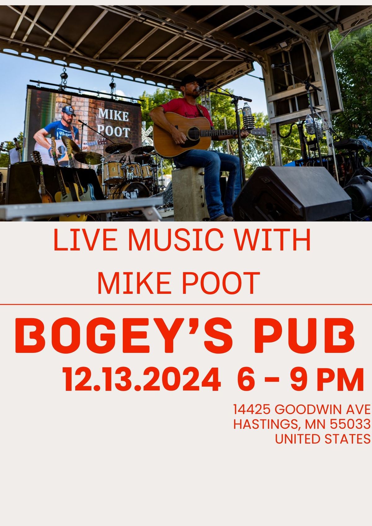 Live @ Bogey\u2019s Pub