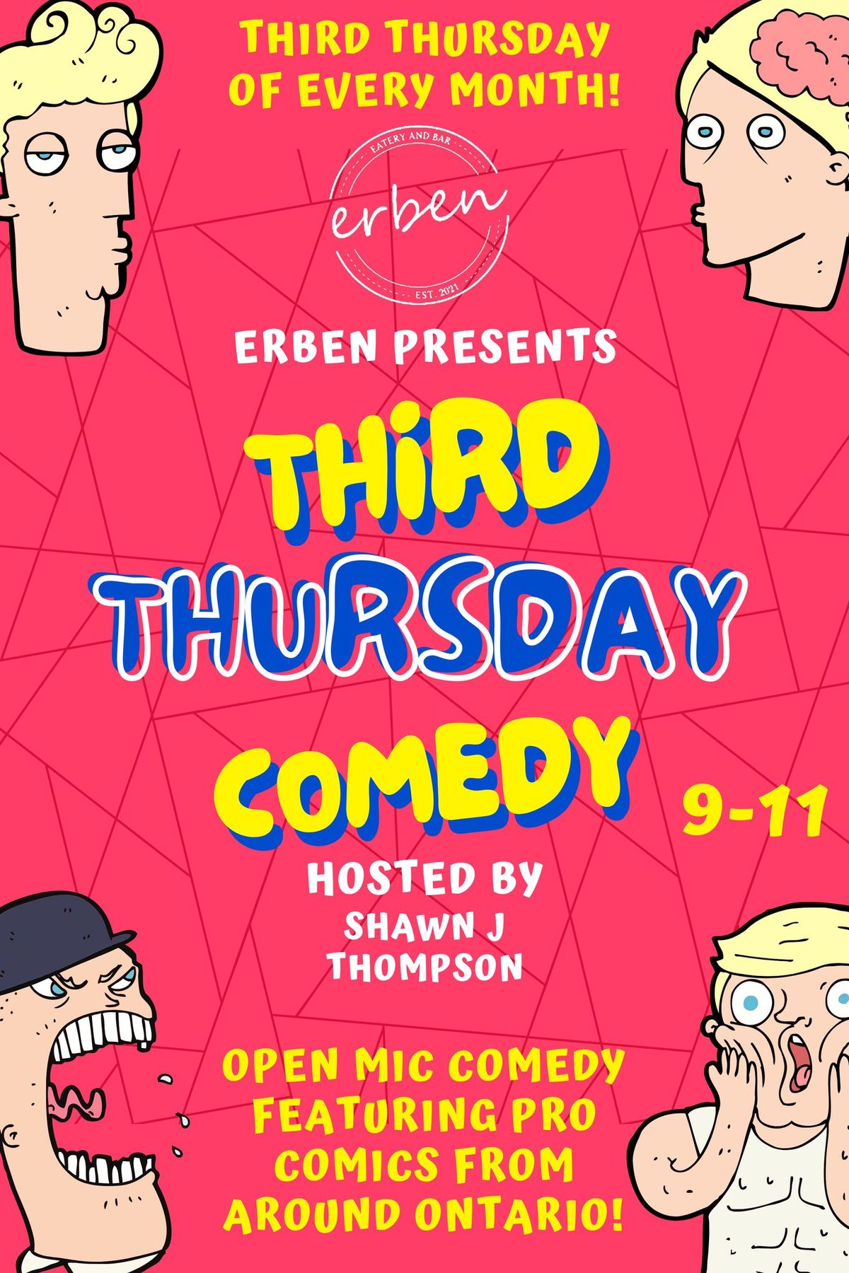 THiRD THURSDAY COMEDY @ERBEN 