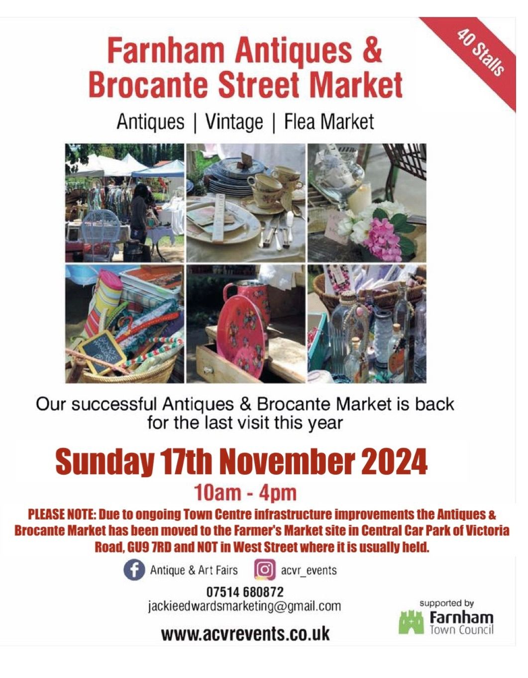 Farnham Antiques & Brocante Street Market