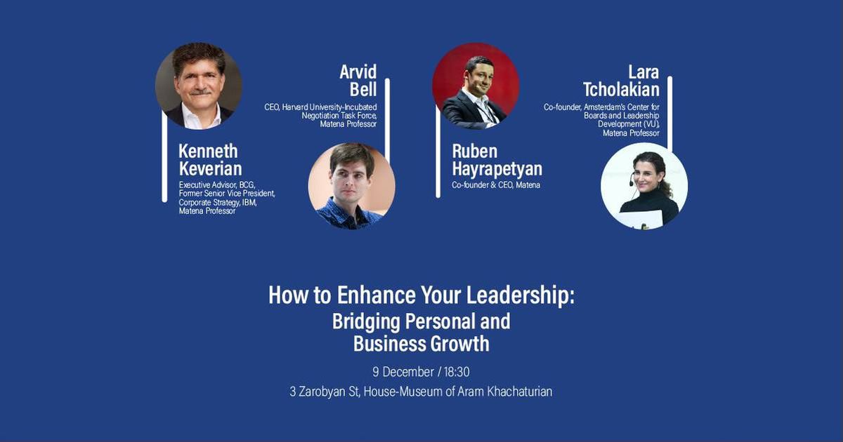 How to Enhance Your Leadership: Bridging Personal and Business Growth | Panel Discussion