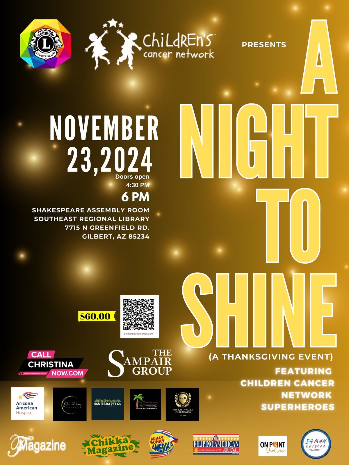 A Night to Shine, A Thanksgiving Event