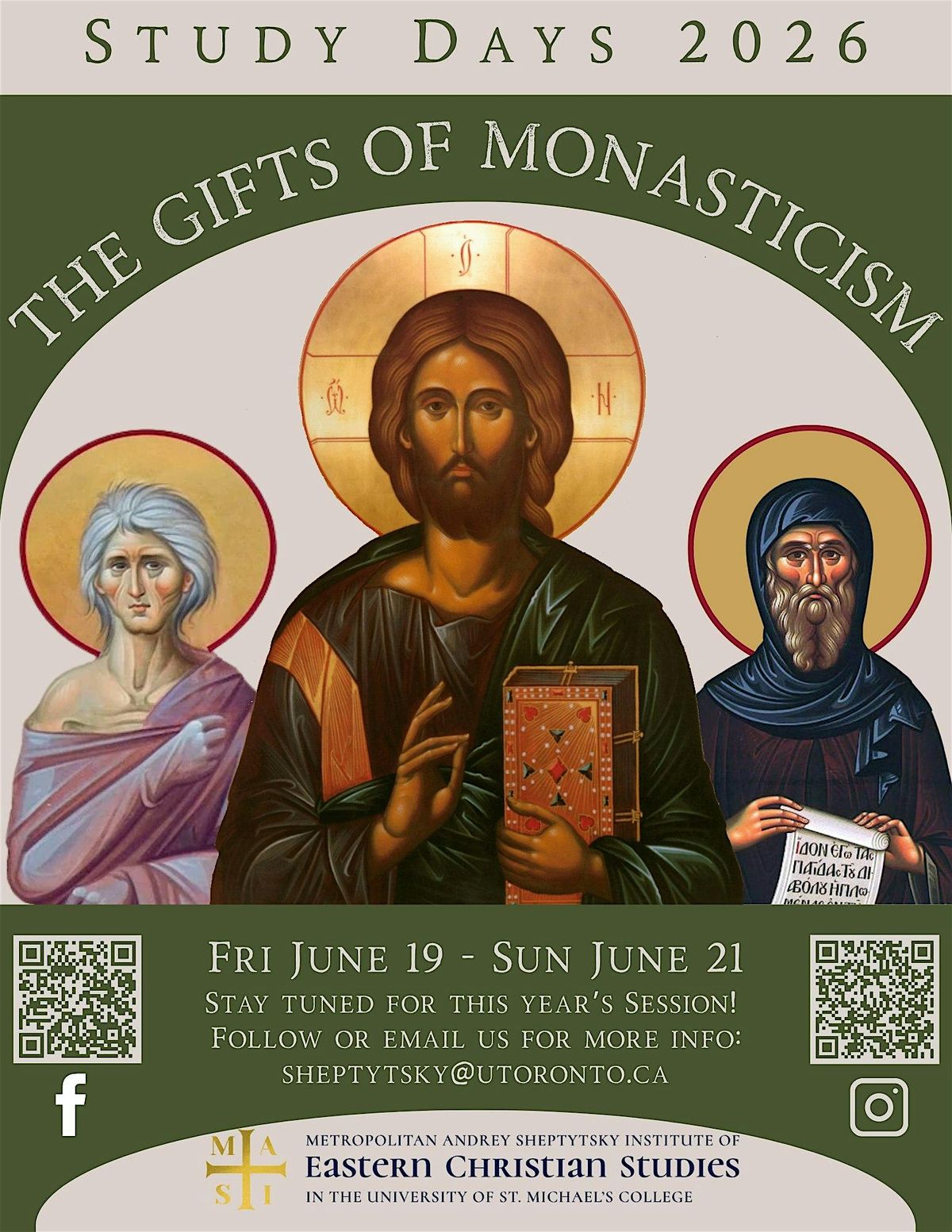 Study Days 2026: The Gifts of Monasticism