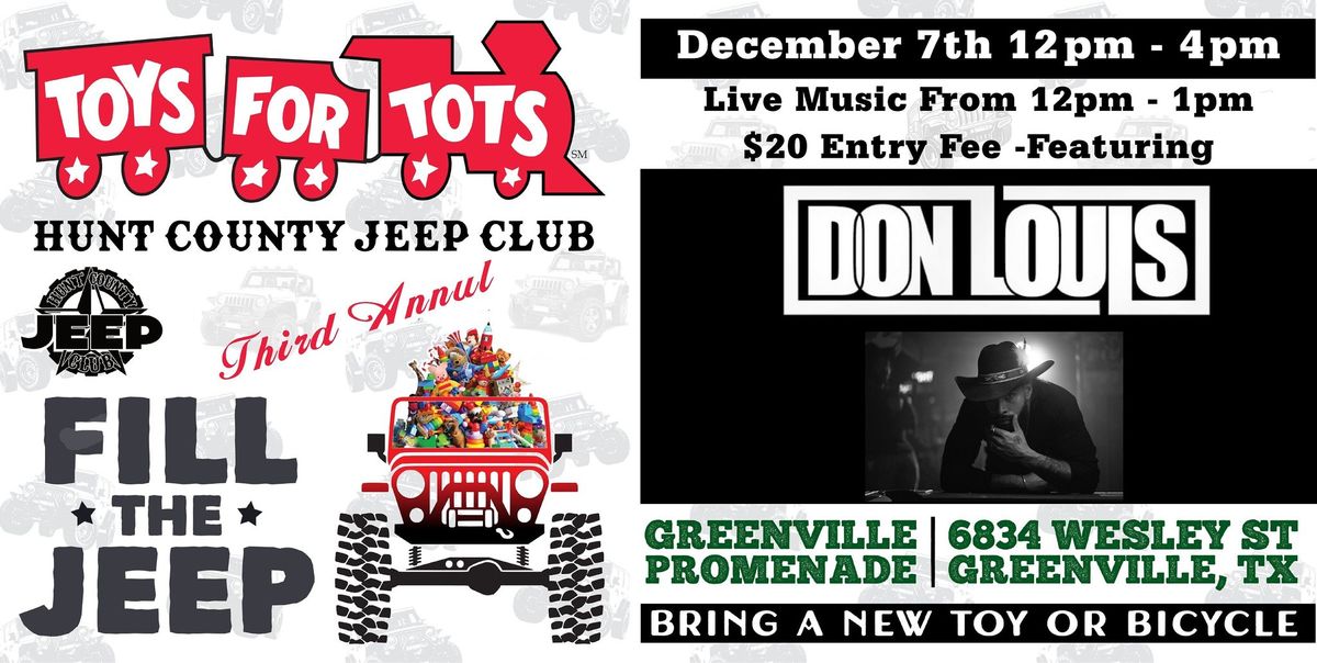 HCJC 3rd Annual Fill the Jeeps with a Special Guest - Don Louis 