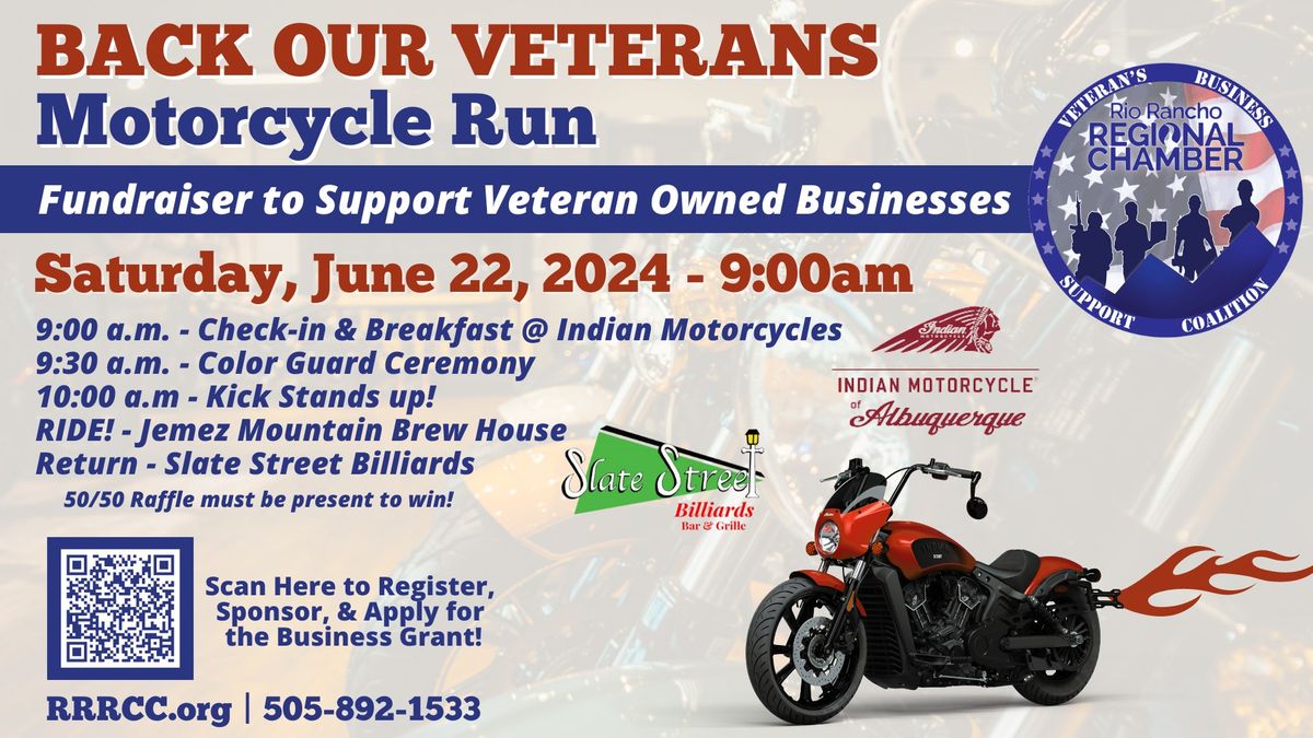 Back Our Veterans Motorcycle Run