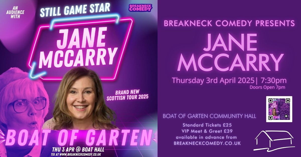 Breakneck Comedy presents Jane McCarry