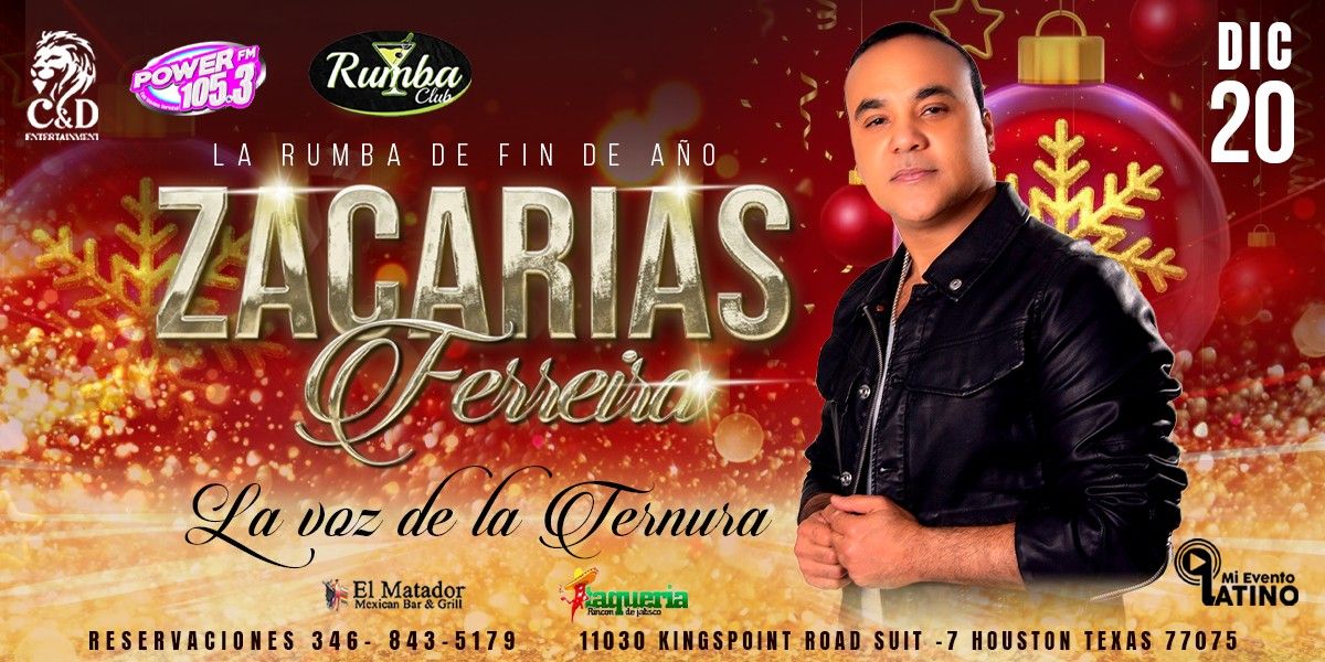 Zacarias Ferreira en concierto en Rumba Houston