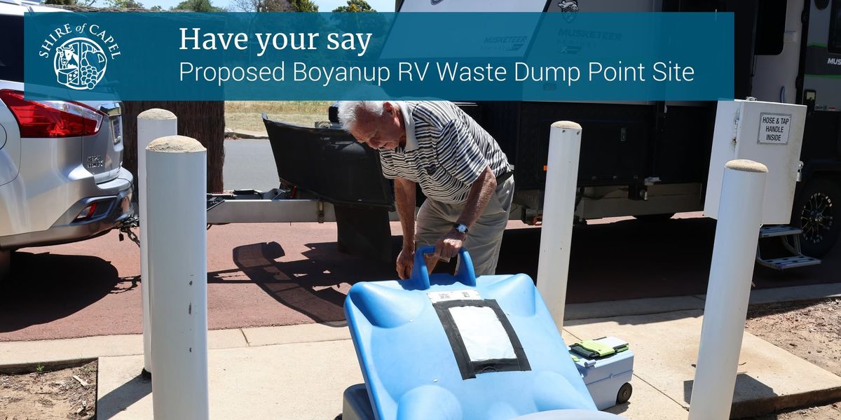 Proposed Boyanup Recreational Vehicle (RV) Dump Point Site - Business Information Session 