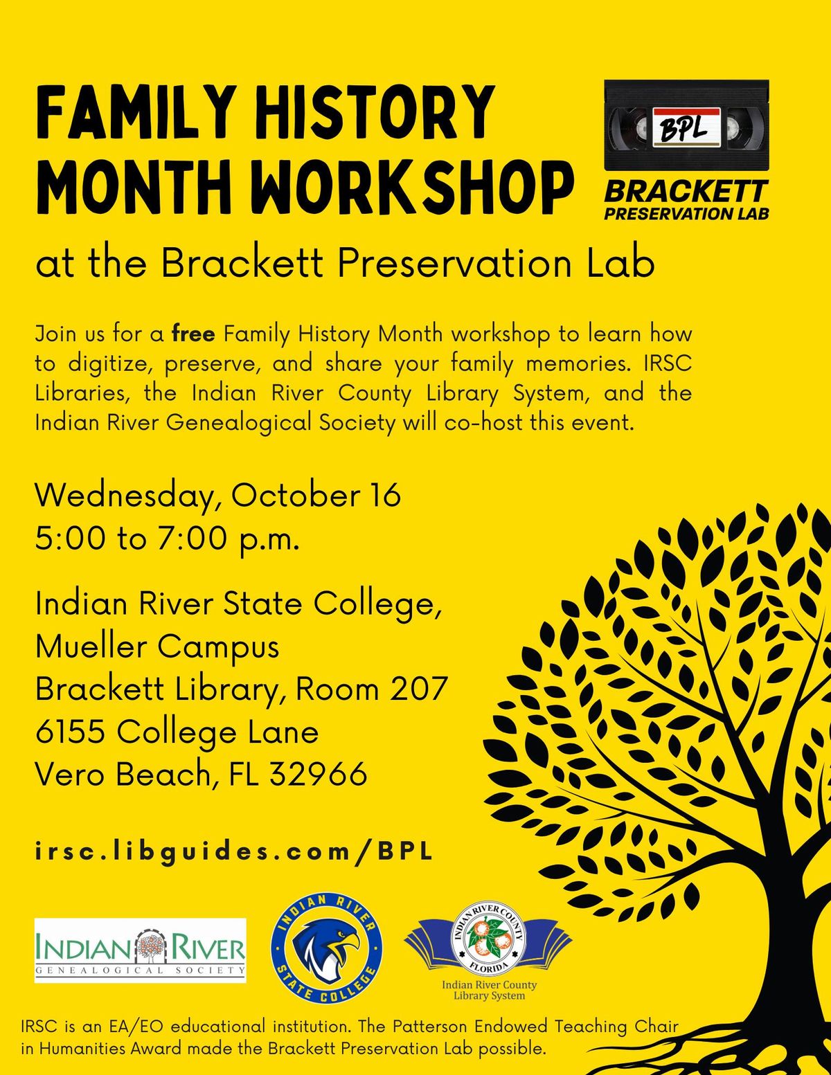 Family History Month Workshop