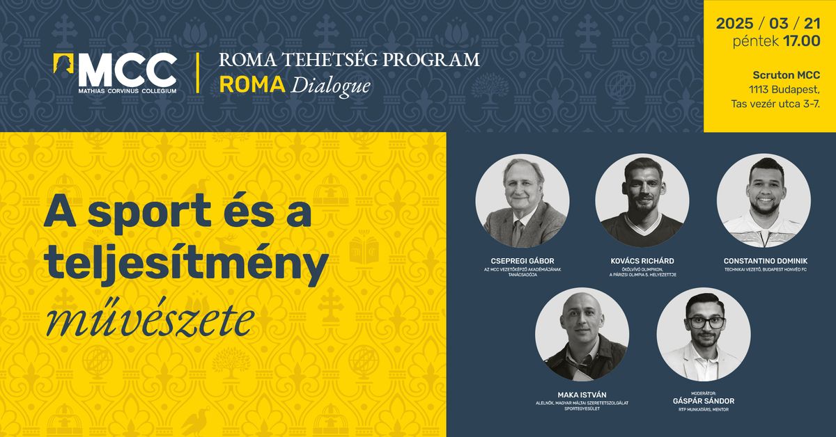 Roma Dialogue: A sport szerepe az integr\u00e1ci\u00f3ban