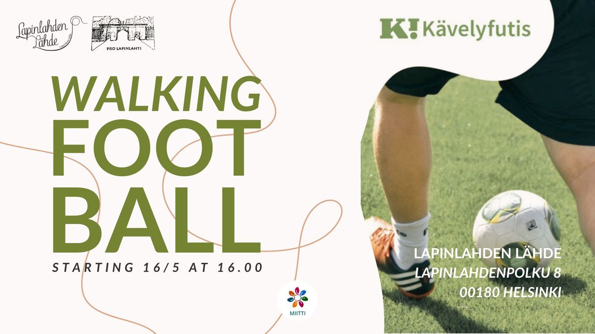 Walking Football - K\u00e4velyfutis