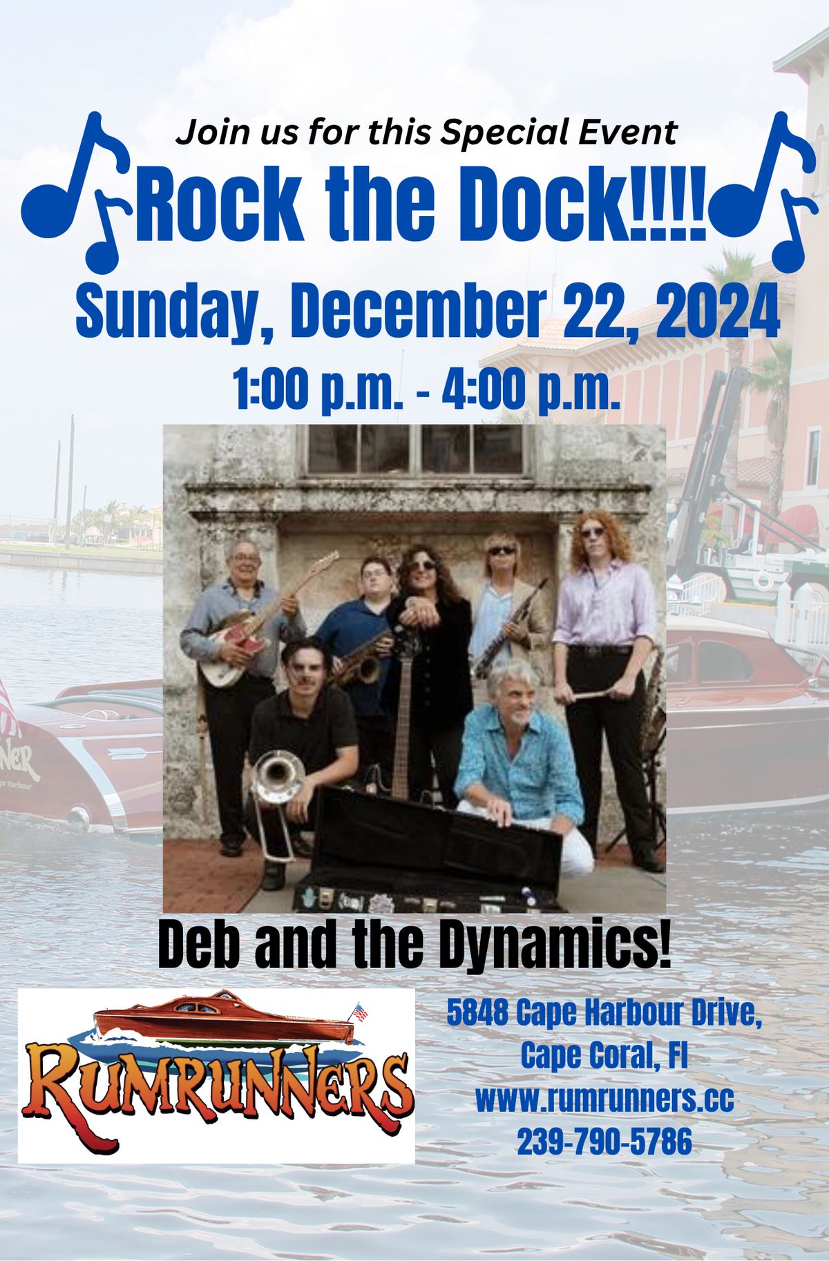 Rock the Dock: Featuring Deb and the Dynamics!