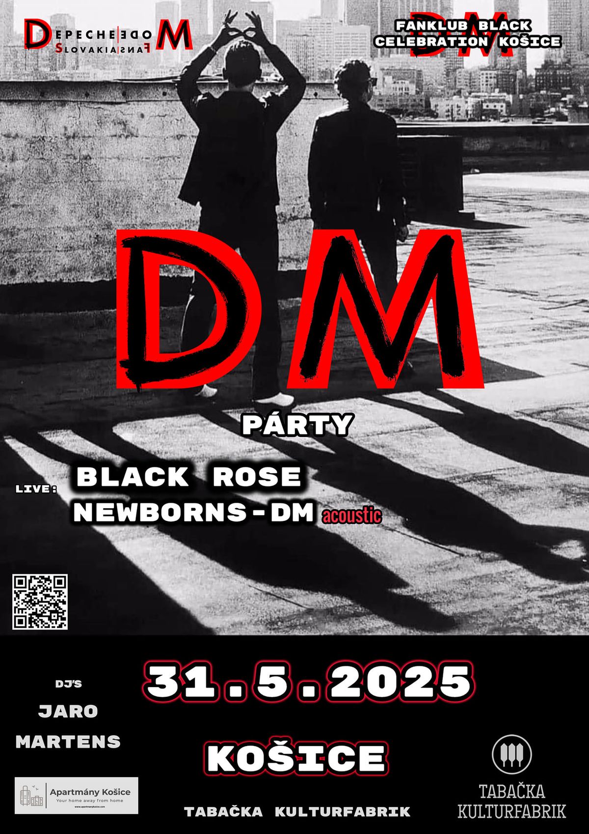 DEPECHE MODE p\u00e1rty\/Koncert BLACK ROSE \/NEWBORNS 