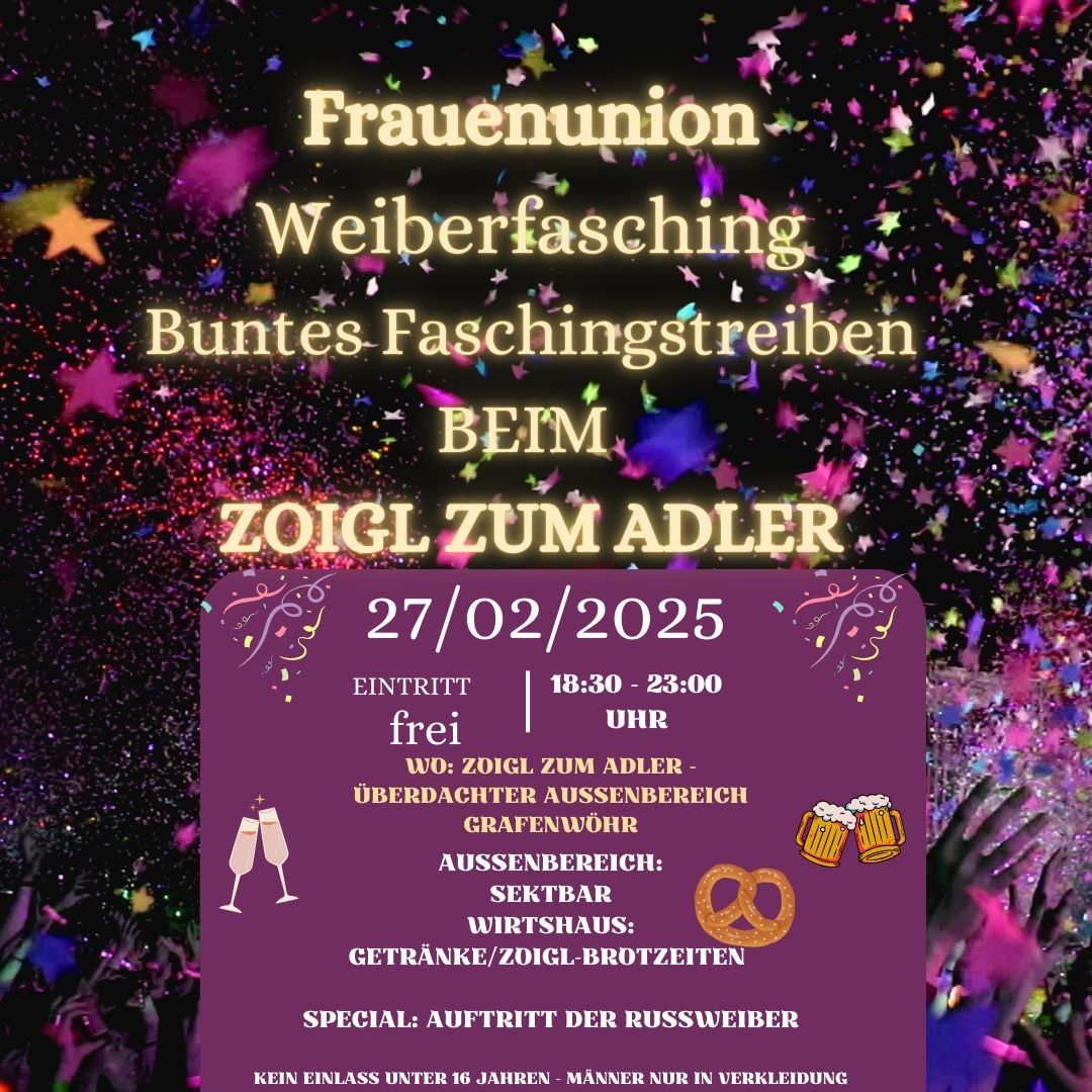 Frauenunion Weiberfasching 