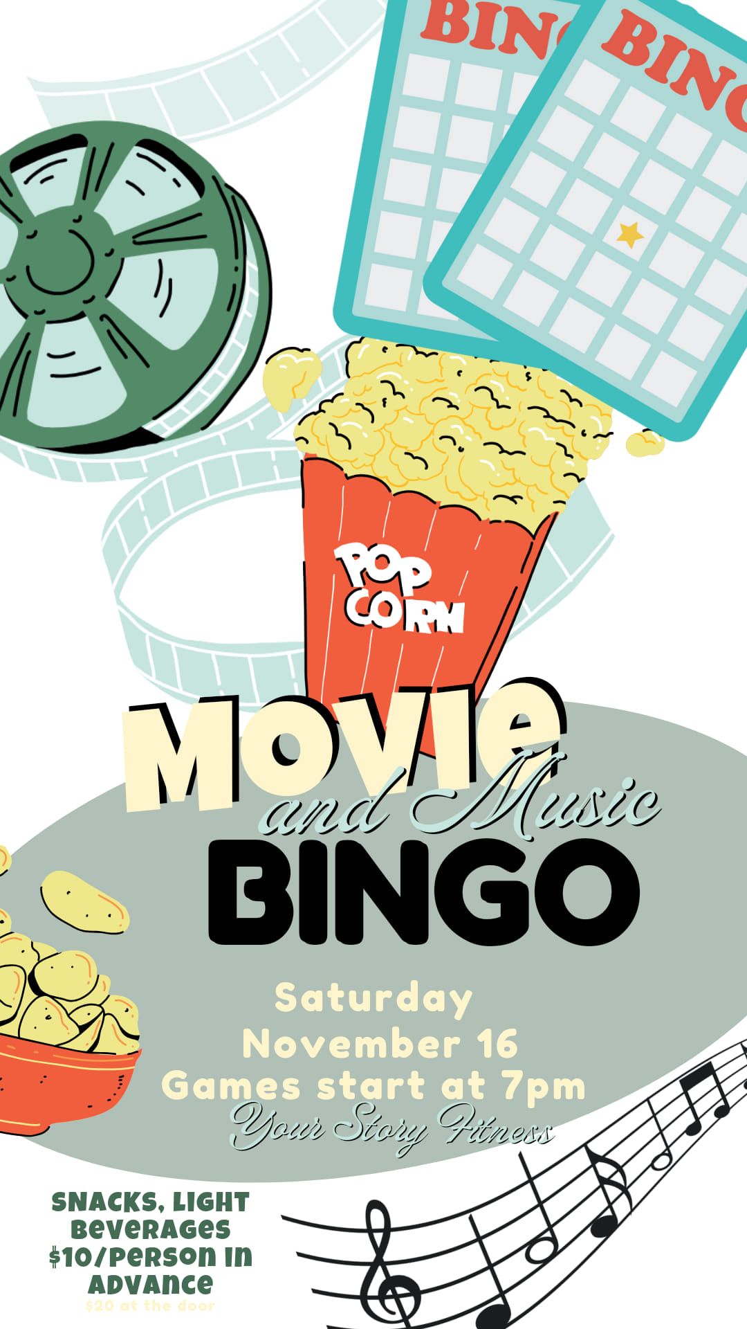 Movies and Music BINGO! 