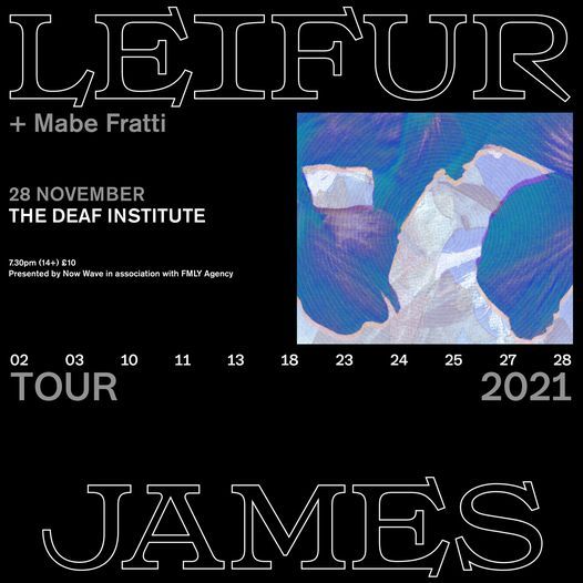 Leifur James live at The Deaf Institute