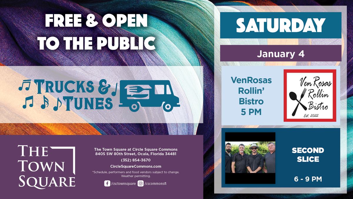 Trucks & Tunes with VenRosas Rollin' Bistro & Second Slice