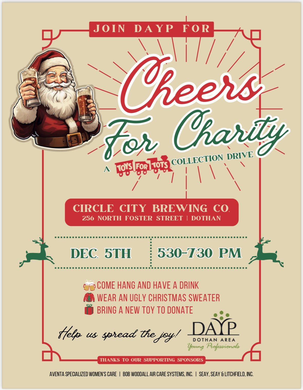 DAYP Cheers for Charity