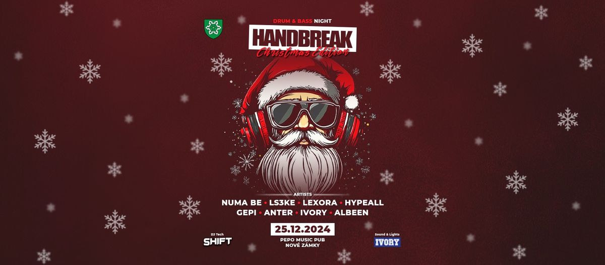 \ud83c\udf85 HANDBREAK VIANOCE 2024 | Drum & Bass Night | Nov\u00e9 Z\u00e1mky