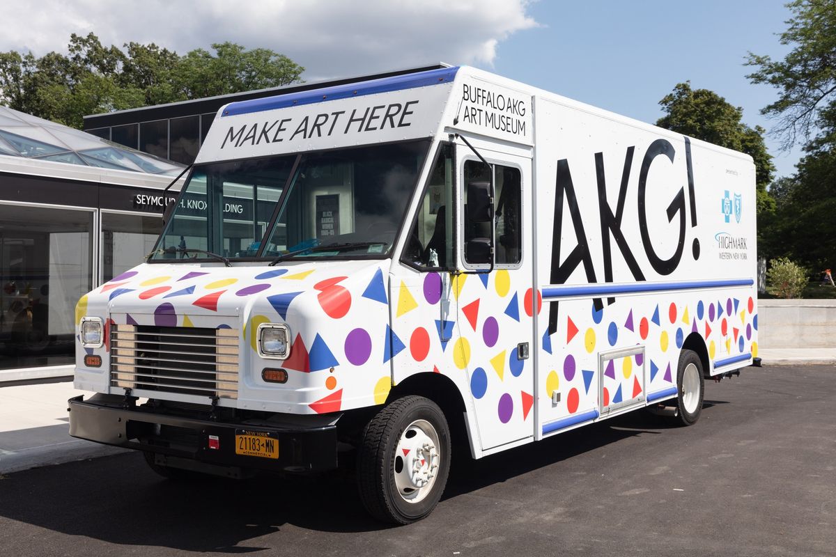 Art Truck at the Buffalo Out of the Darkness Walk