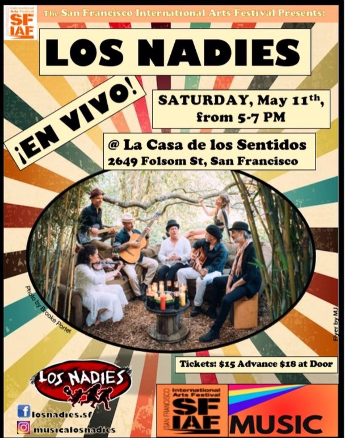 Los Nadies at SF International Arts Festival: Changed Venue!