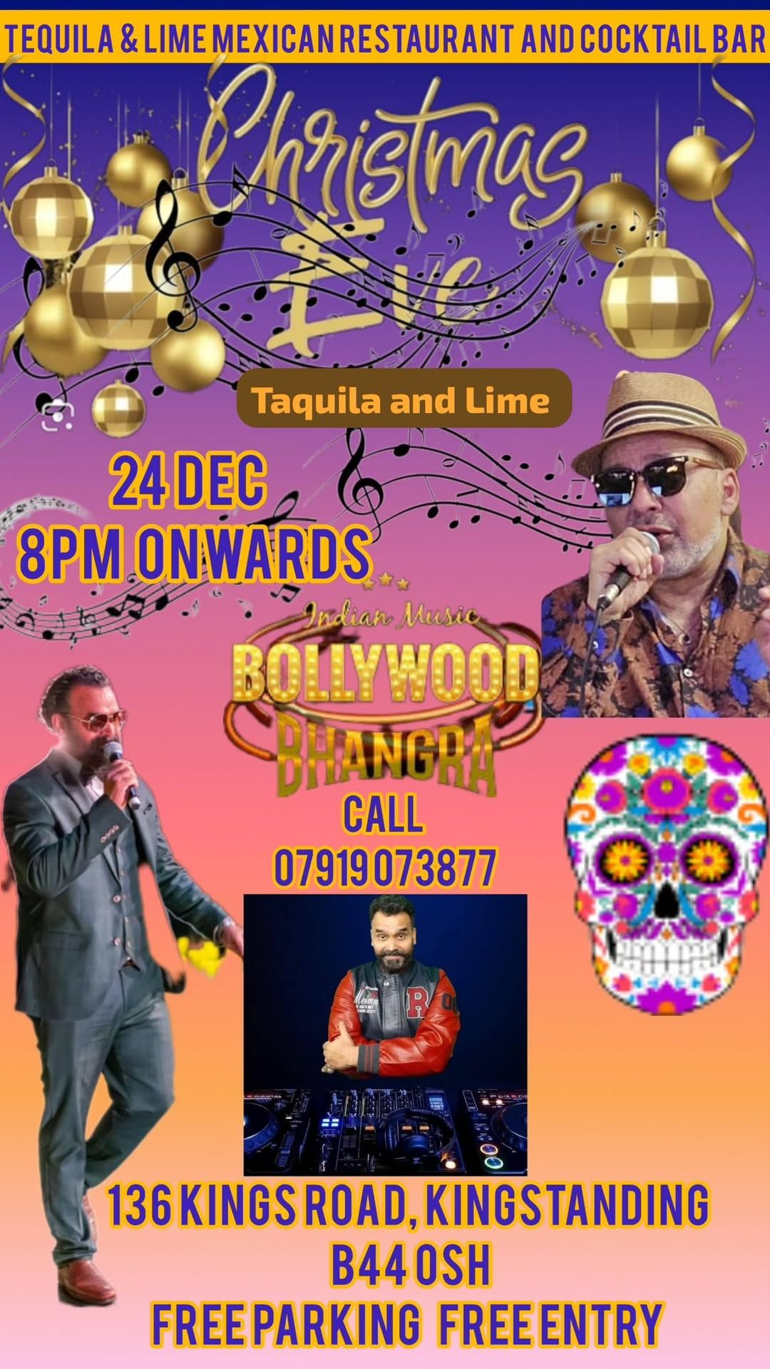 Christmas Eve Party at Taquila n Lime Birmingham 