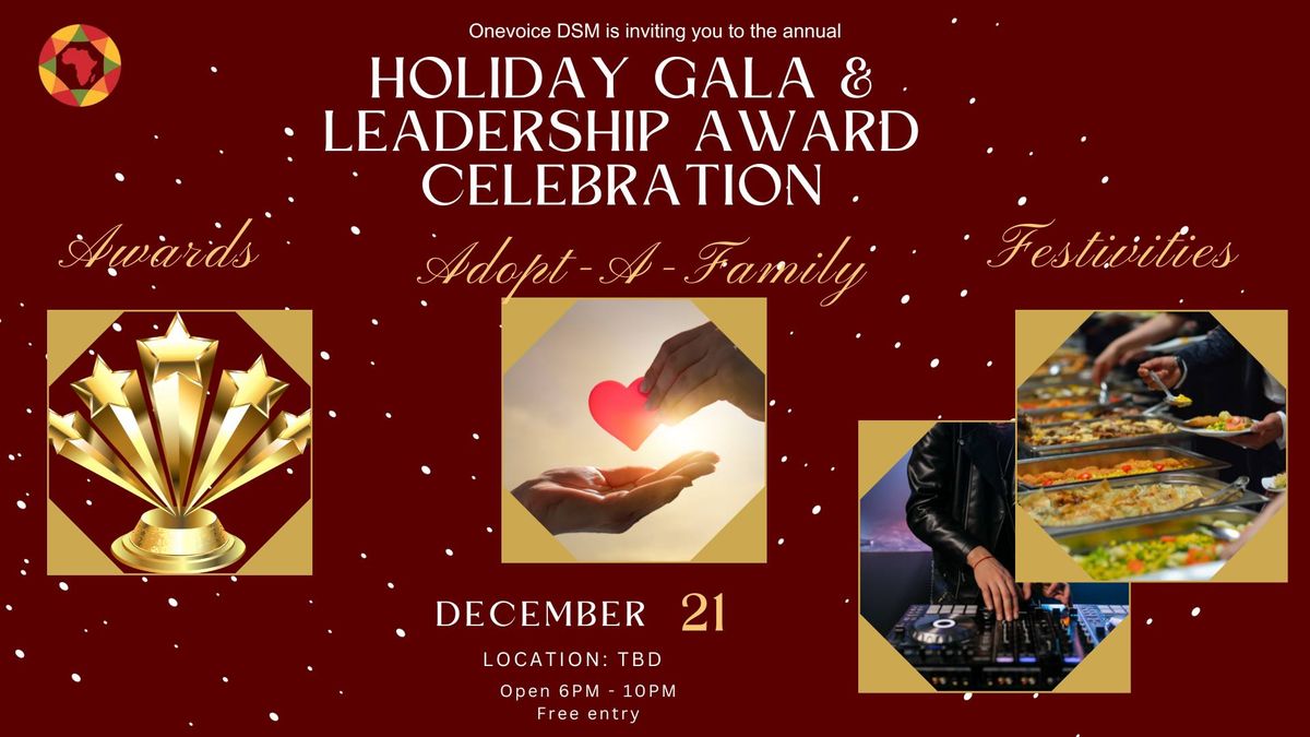 One Voice DSM Annual Holiday Gala & Leadership Awards Ceremony