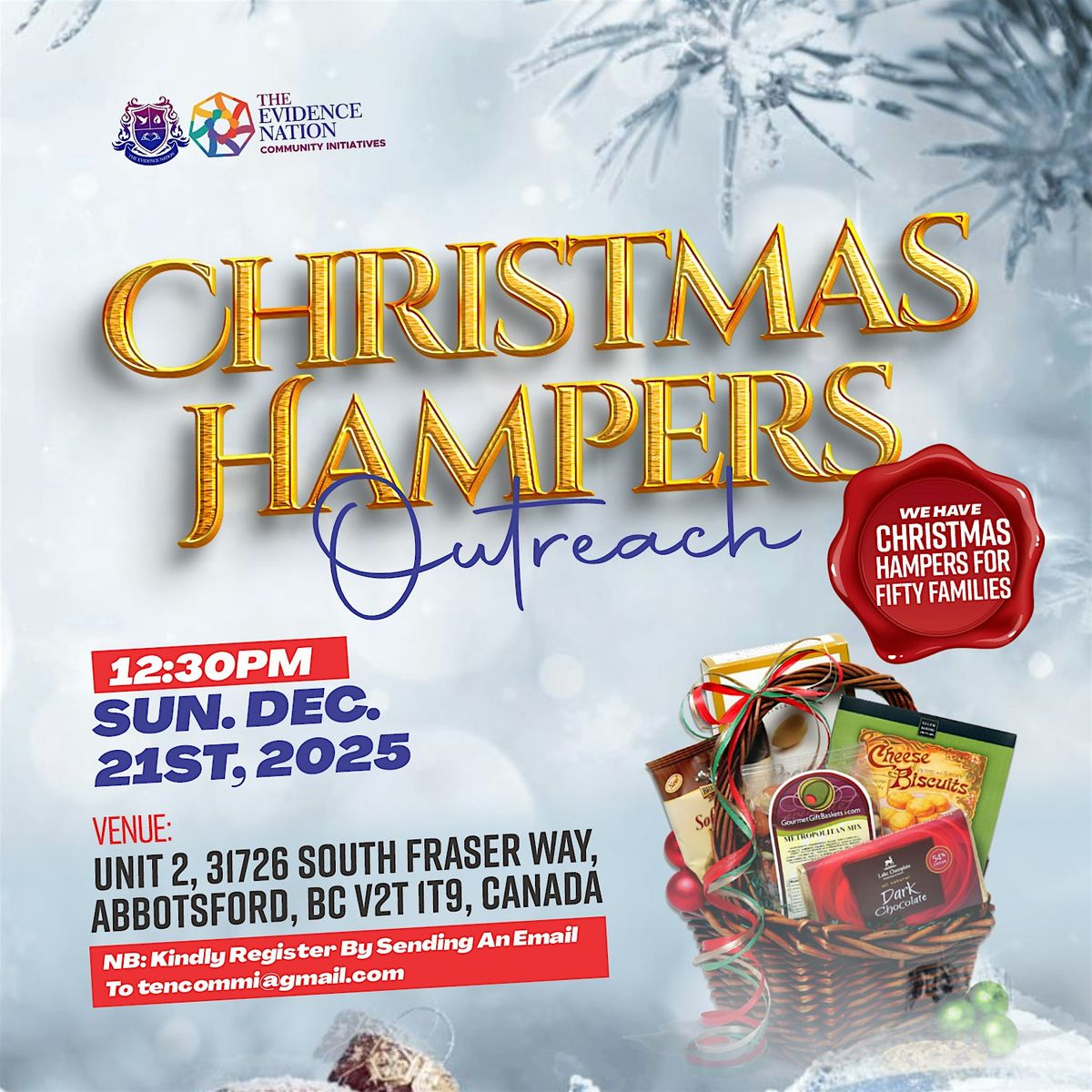 Christmas Hampers & Community Outreach