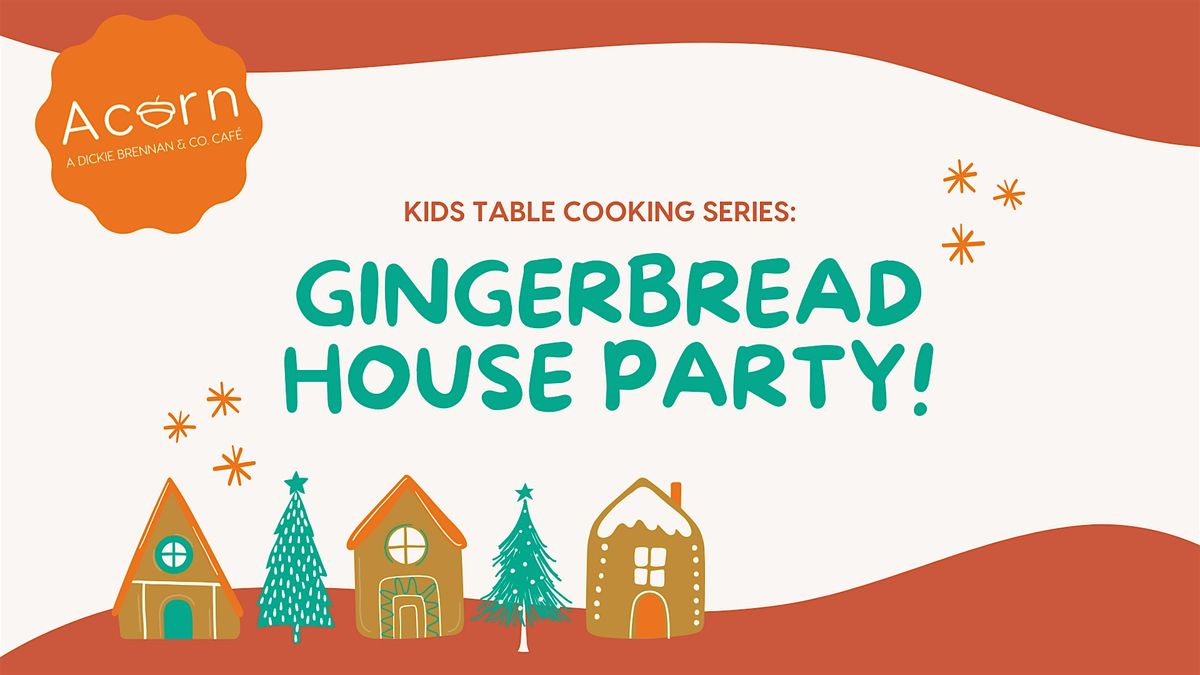 Kids Table Cooking Series | Gingerbread House Party!