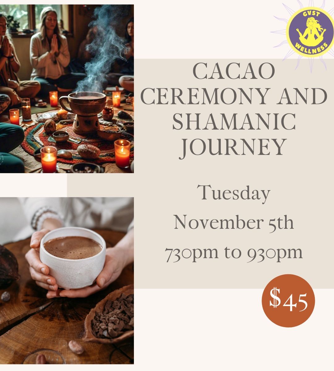 Cacao Ceremony and Shamanic Journey