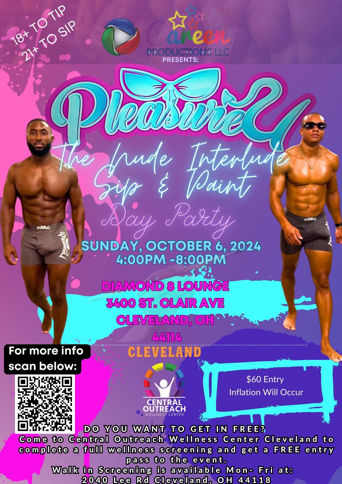 Pleasure U The Nude Interlude Sip & Paint Day Party 