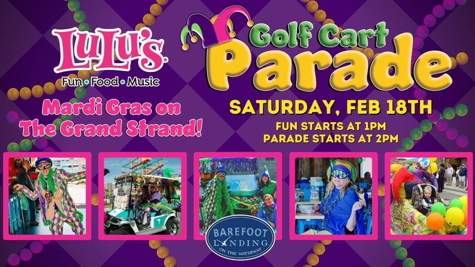 LuLu's Mardi Gras Golf Cart Parade