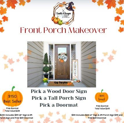 Front Porch Makeover-5pm Session Crafts & Pizza!