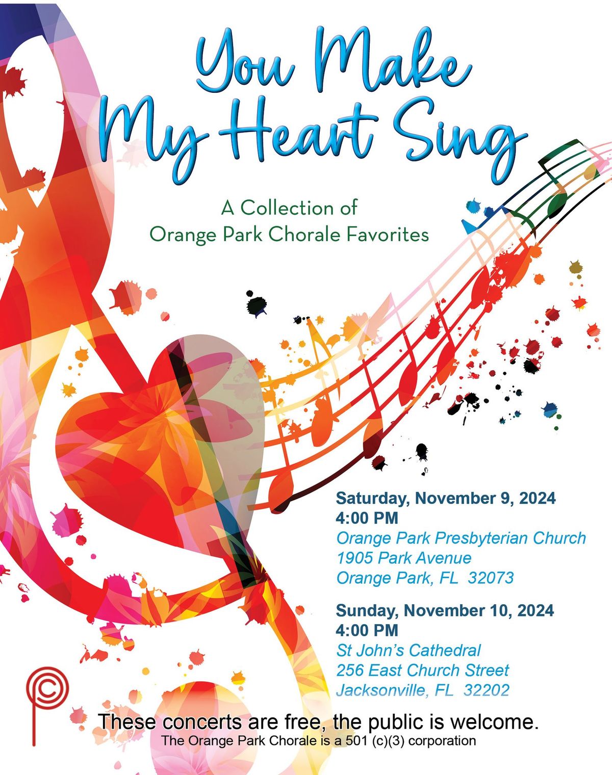 Orange Park Chorale Fall Concert