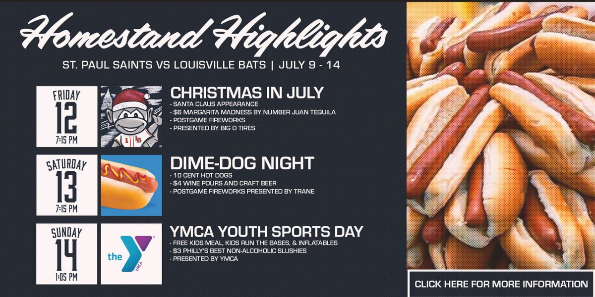 St. Paul Saints at Louisville Bats at Louisville Slugger Field