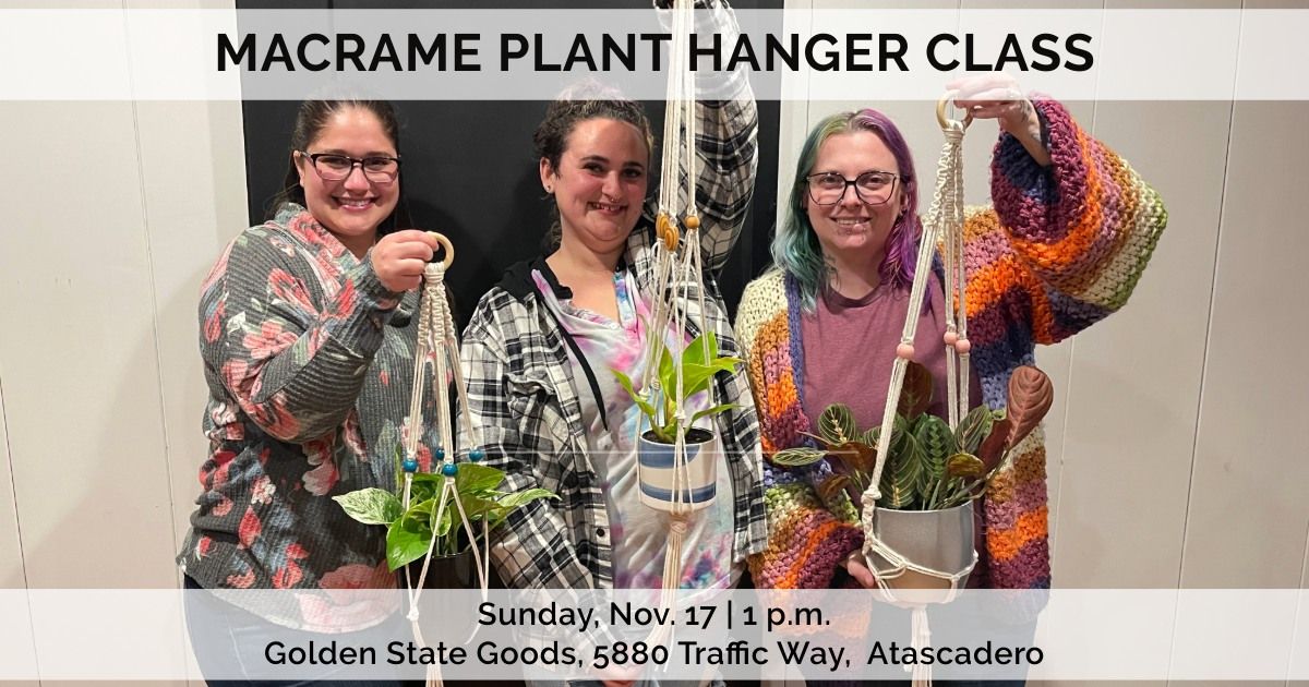 Macrame Plant Hanger Class