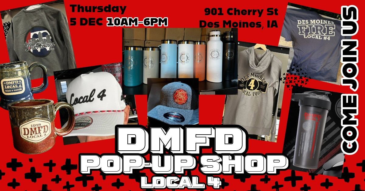 DMFD Local 4 Pop-up Christmas Shop