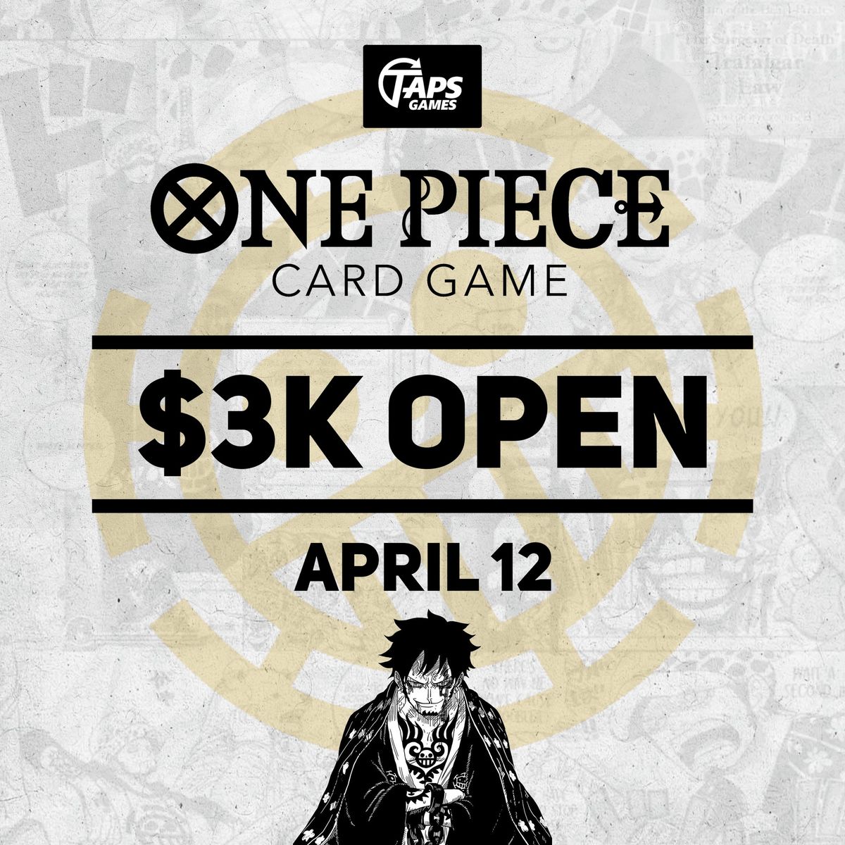 One Piece Card Game $3K Open @ Taps Games