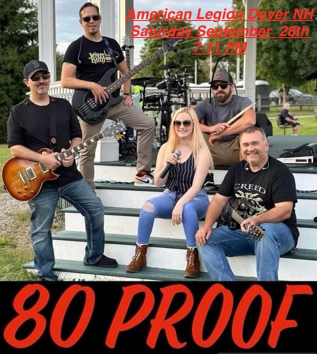 Upcoming 80 PROOF Gig