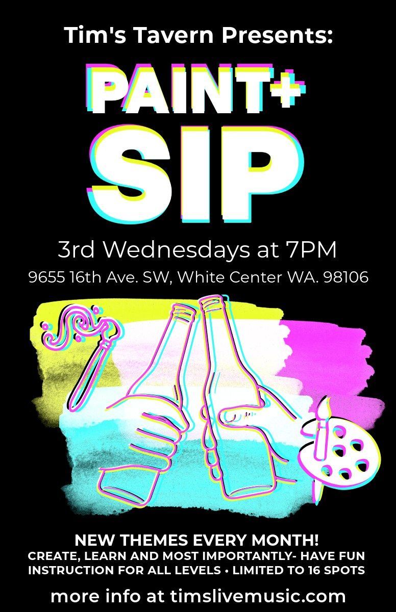 Paint + Sip at Tim's Tavern