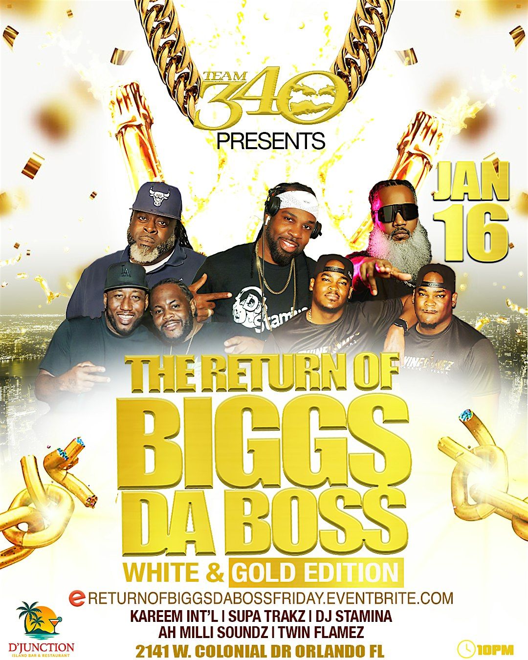 The Return of Biggs Da Boss White & Gold Edition