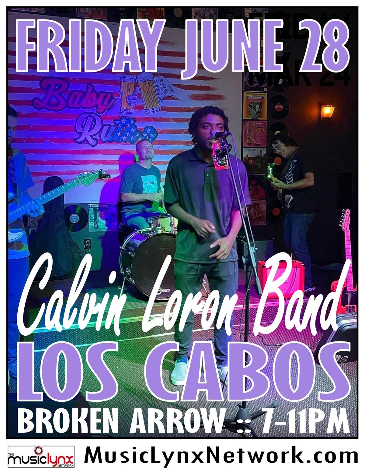 CALVIN LORON BAND Friday at Los Cabos BA