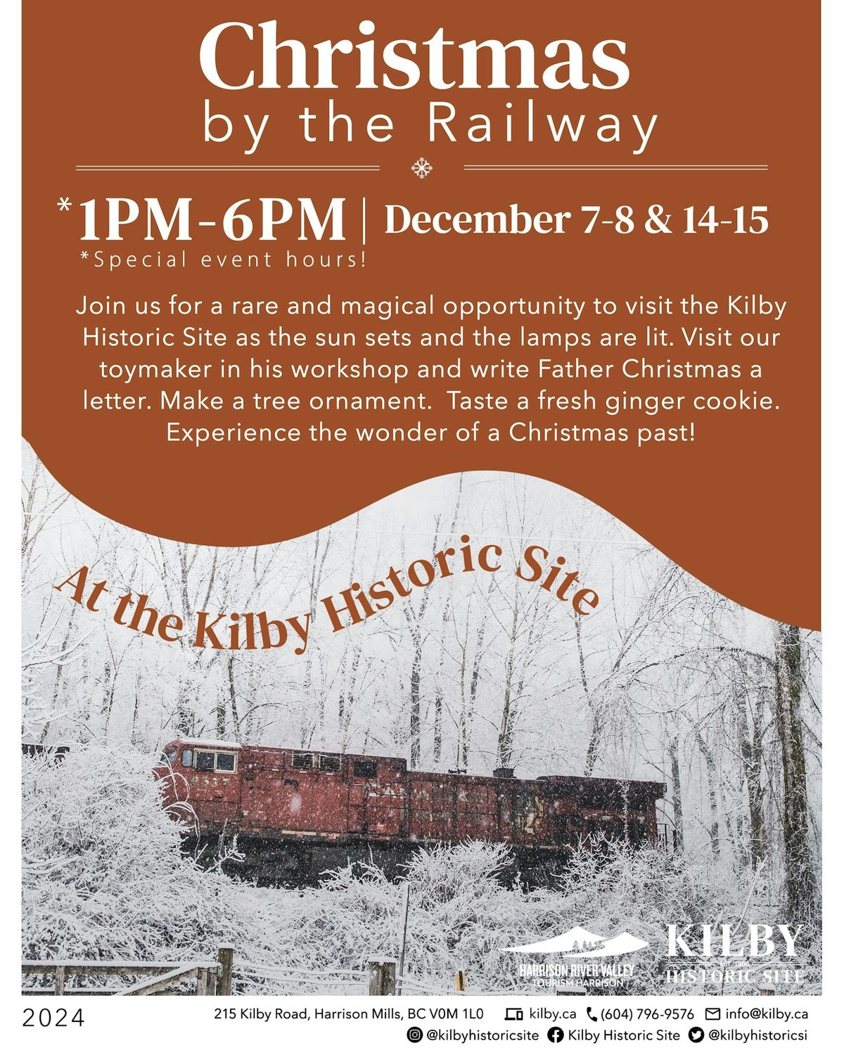 Christmas by the Railway at Kilby Historic Site