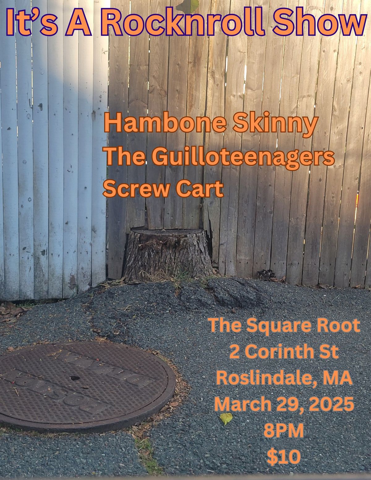 The Guilloteenagers, Hambone Skinny, Screw Cart:  Rocknrollin' @ The Square Root