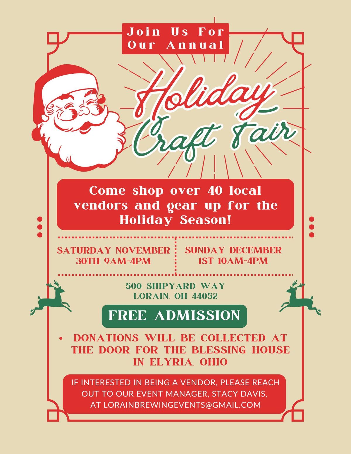 LBC Annual Holiday Craft Fair 