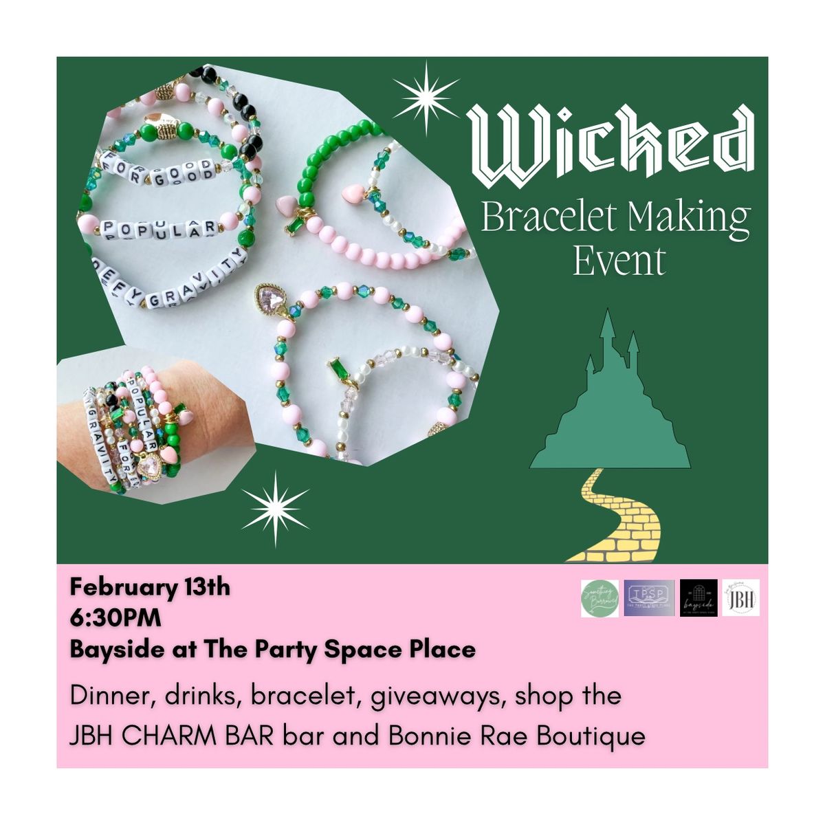 JBH Wicked Galentine's Bracelet Making Event