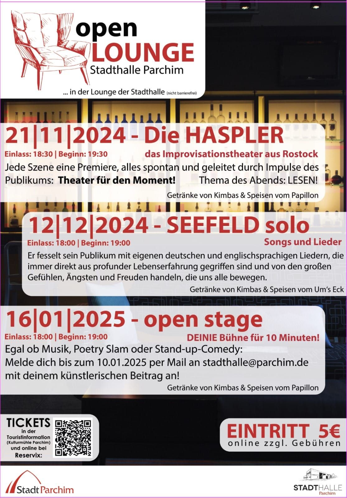 open LOUNGE: open stage - DEINE B\u00fchne f\u00fcr 10 Minuten!