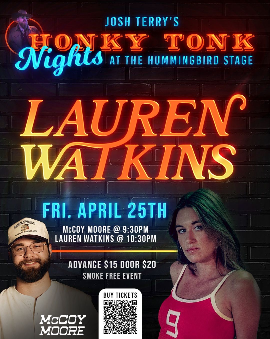 Lauren Watkins feat. McCoy Moore live at The Hummingbird 