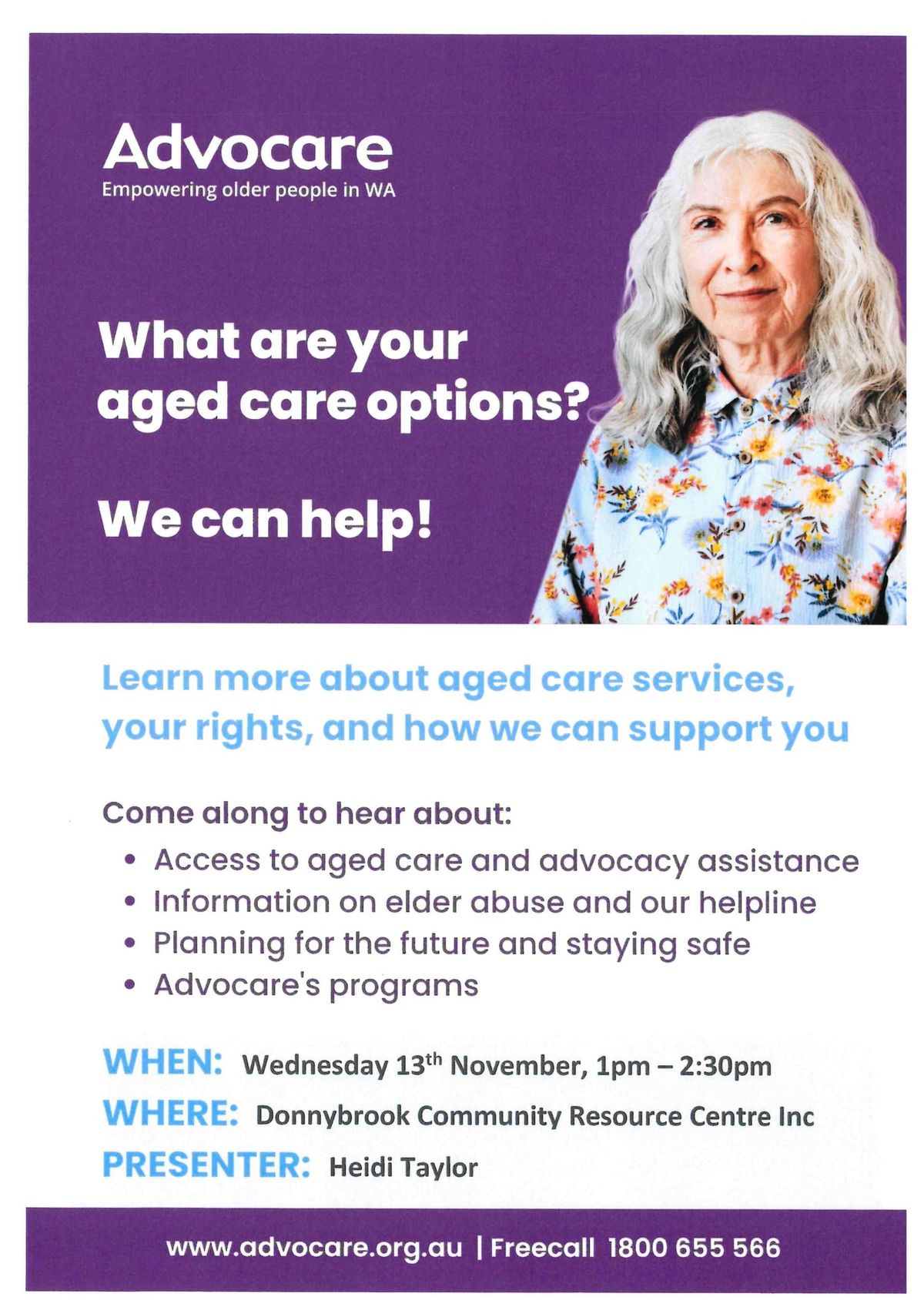 Seniors Week -What are your aged care options?